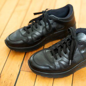 Common Projects Black Track Technical Sneakers 39